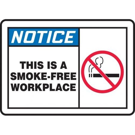 Accuform Notice Sign, MSMK820VS MSMK820VS
